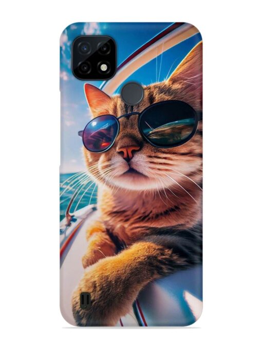 Cat In Style Snap Case for Realme C21 Zapvi