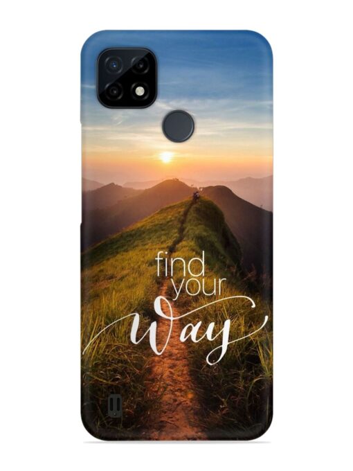 Find Your Way Snap Case for Realme C21 Zapvi