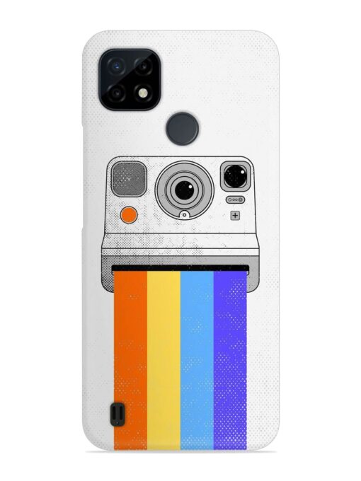 Retro Camera Art Snap Case for Realme C21 Zapvi