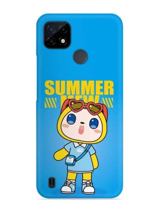 Summer Mew Cartoon Snap Case for Realme C21