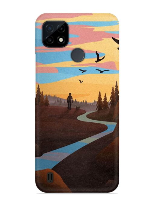 Natural Landscape Art Snap Case for Realme C21 Zapvi