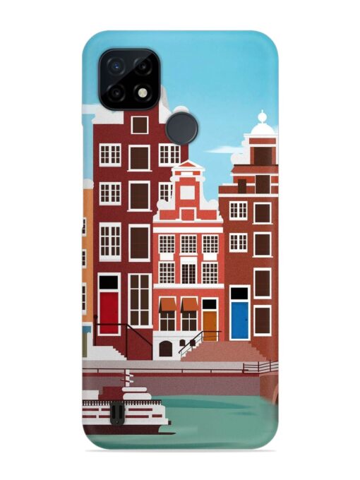 Scenery Architecture Amsterdam Landscape Snap Case for Realme C21Y Zapvi