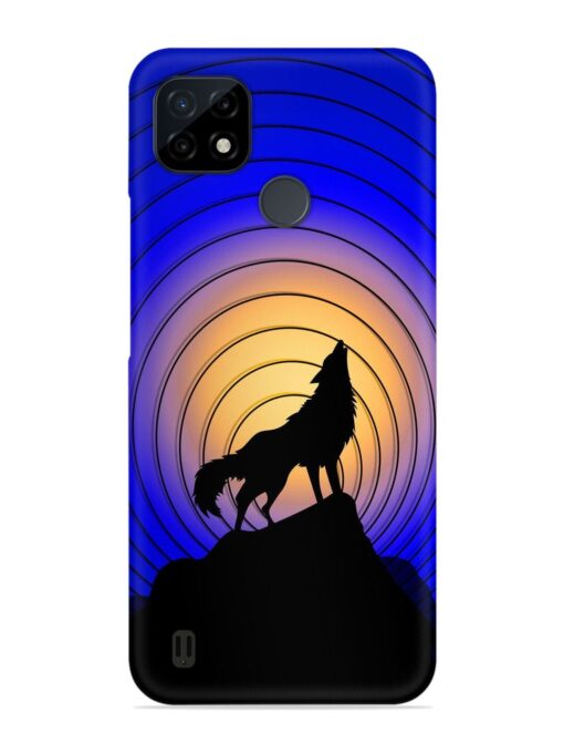 Fox Roaring Design Snap Case for Realme C21Y