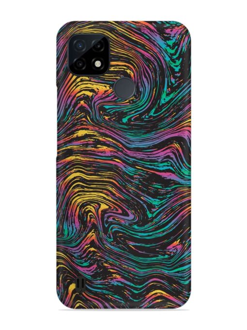 Abstract Liquid Colors Snap Case for Realme C21Y Zapvi