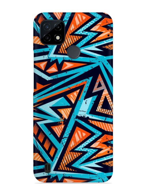 Abstract Seamless Grunge Snap Case for Realme C21Y Zapvi