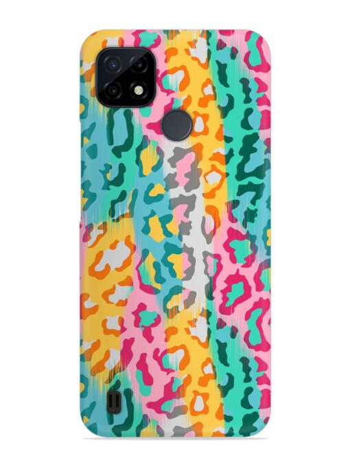 Seamless Vector Colorful Snap Case for Realme C21Y Zapvi