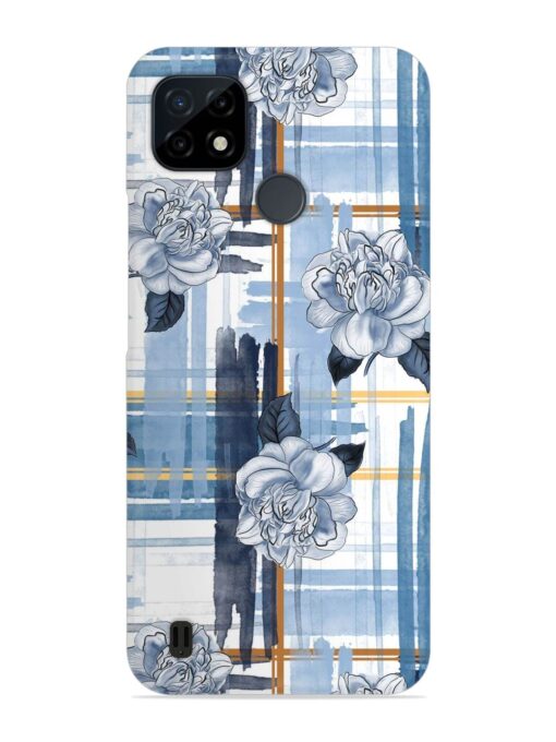 Watercolor Pattern Rose Snap Case for Realme C21Y Zapvi