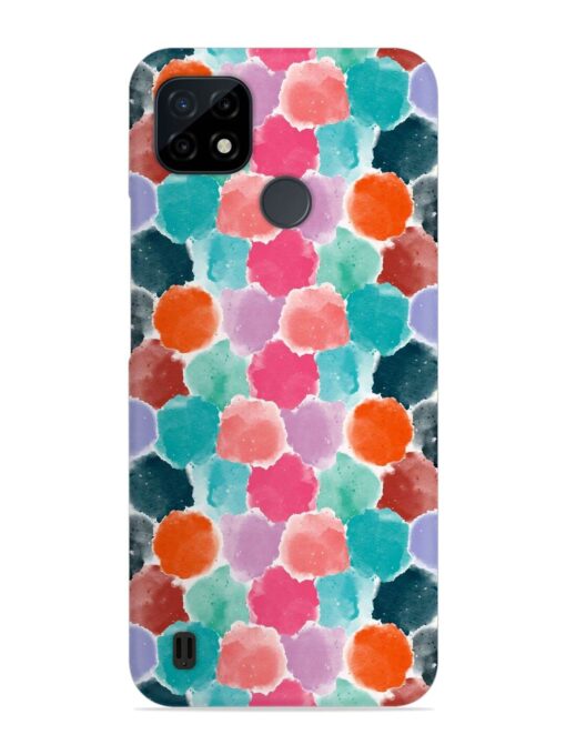 Colorful Seamless Pattern Snap Case for Realme C21Y Zapvi