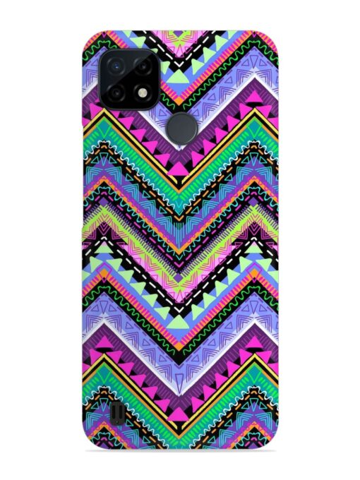 Tribal Aztec Print Snap Case for Realme C21Y Zapvi