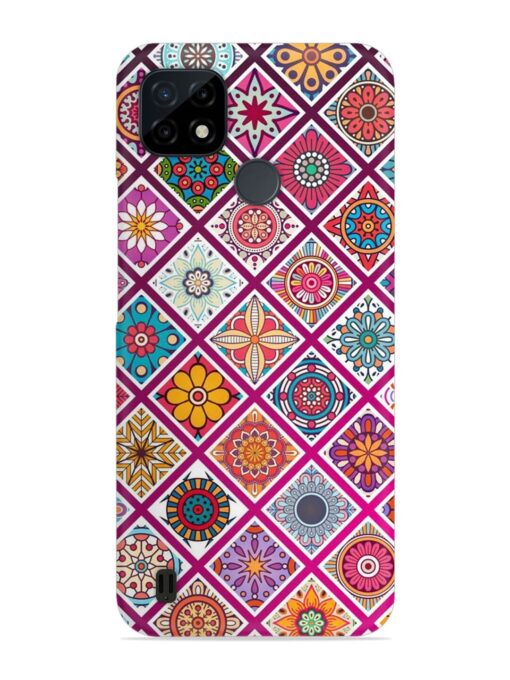 Seamless Tile Pattern Snap Case for Realme C21Y Zapvi