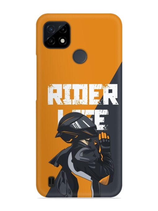 Rider Life Snap Case for Realme C21Y Zapvi