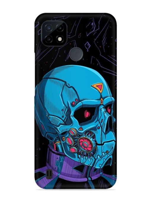 Skull Robo Vector Snap Case for Realme C21Y Zapvi