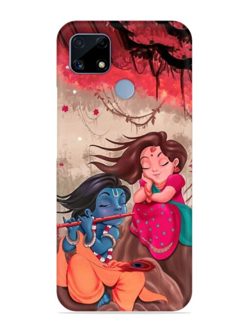 Radhe Krishna Water Art Snap Case for Realme C25