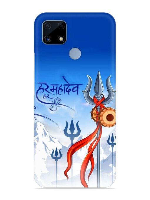 Har Har Mahadev Trishul Snap Case for Realme C25