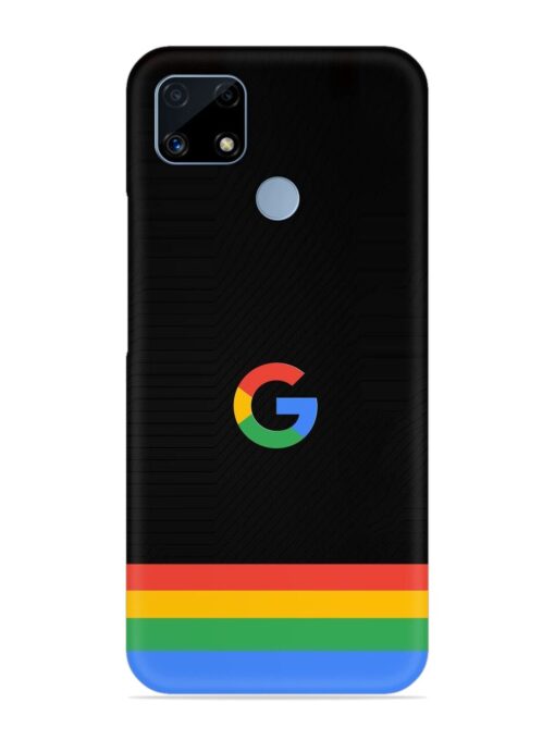 Google Logo Art Snap Case for Realme C25 Zapvi