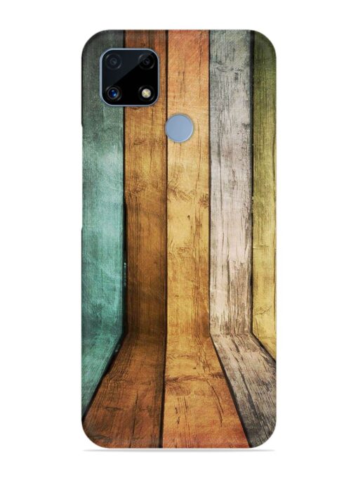 Wooden Realistic Art Snap Case for Realme C25