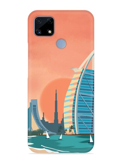 Dubai Architectural Scenery Snap Case for Realme C25