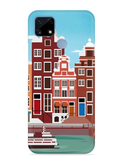 Scenery Architecture Amsterdam Landscape Snap Case for Realme C25 Zapvi