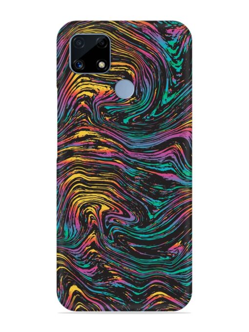 Abstract Liquid Colors Snap Case for Realme C25 Zapvi