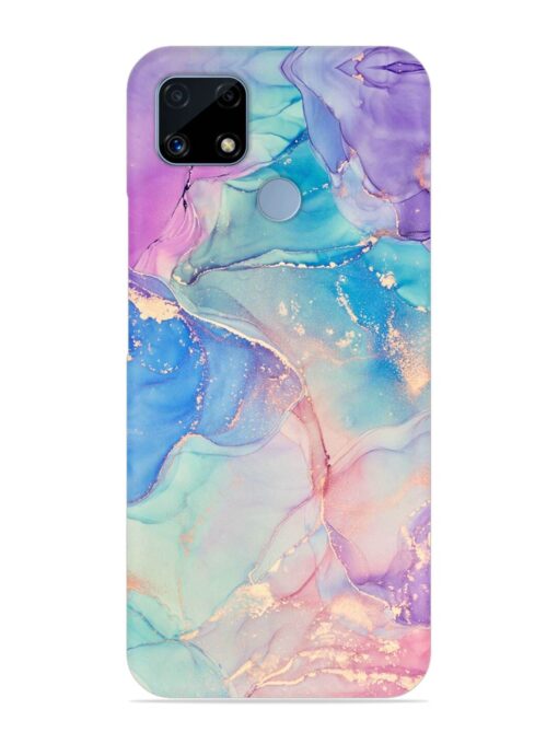 Alcohol Ink Colors Snap Case for Realme C25 Zapvi