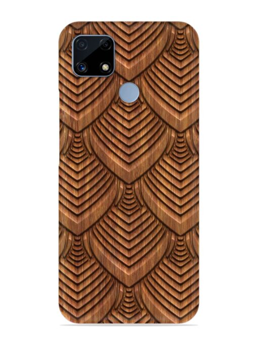 Carved Pattern On Snap Case for Realme C25 Zapvi