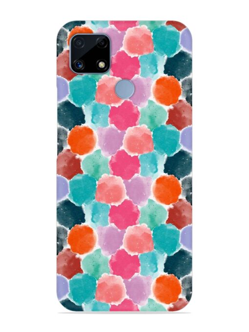 Colorful Seamless Pattern Snap Case for Realme C25 Zapvi