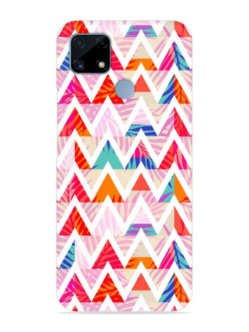 Abstract Triangle Background Snap Case for Realme C25 Zapvi