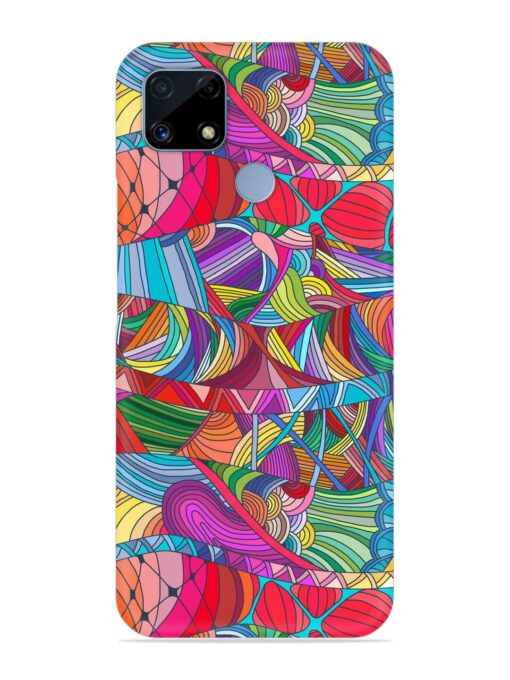 Seamless Patterns Hand Drawn Snap Case for Realme C25