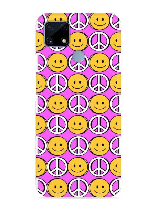 Smiley Face Peace Snap Case for Realme C25