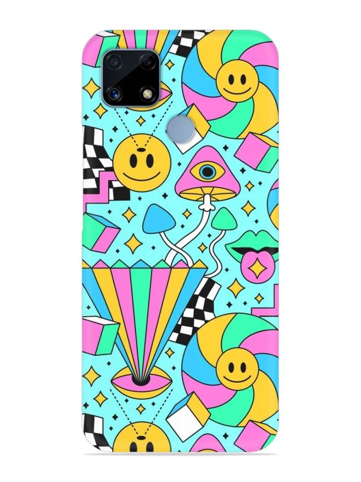 Trippy Rainbow 60S Snap Case for Realme C25