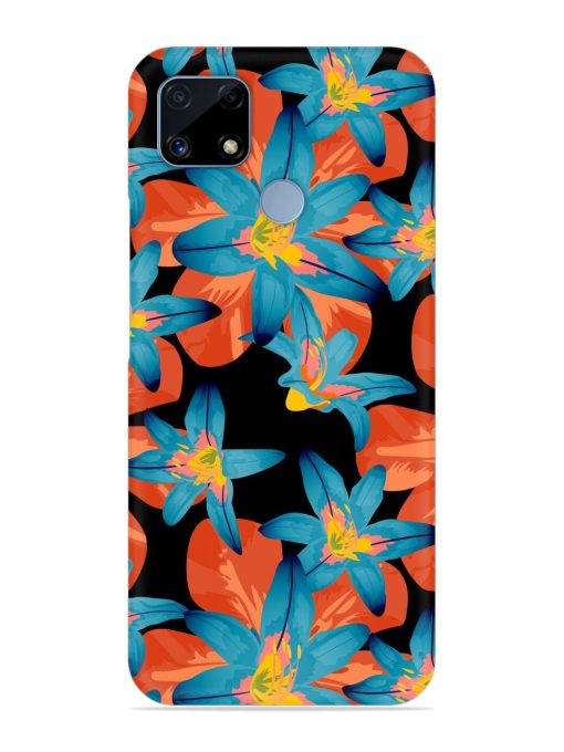 Philippine Flowers Seamless Snap Case for Realme C25 Zapvi