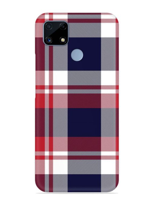 Classic Plaid Tartan Snap Case for Realme C25 Zapvi