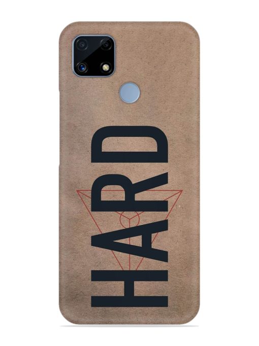 Hard Typo Snap Case for Realme C25 Zapvi