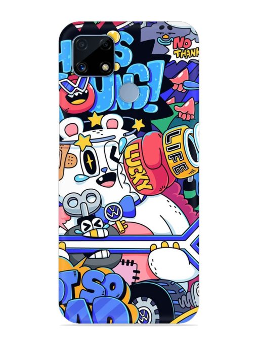 Universal Doodle Snap Case for Realme C25