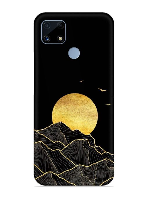 Golden Sunrise Snap Case for Realme C25 Zapvi