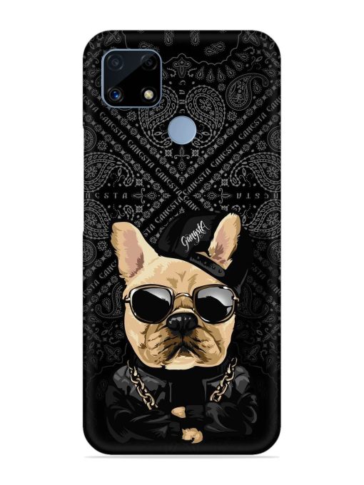 Gangsta Cool Sunglasses Dog Snap Case for Realme C25