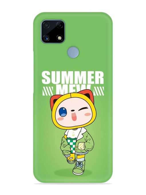 Summer Mew Snap Case for Realme C25