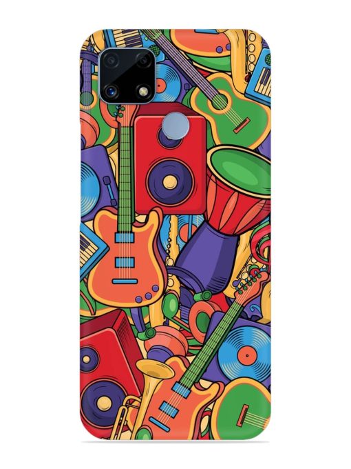 Colorful Music Art Snap Case for Realme C25