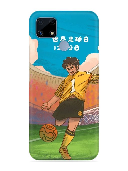 Soccer Kick Snap Case for Realme C25