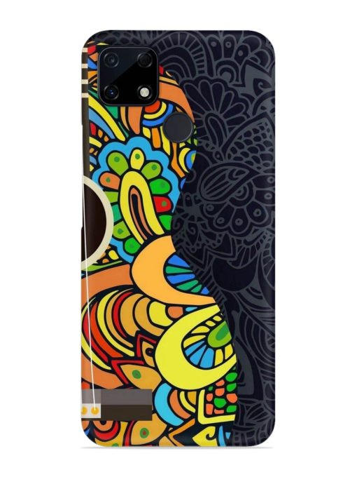 Guitar Vector Art Snap Case for Realme C25S Zapvi