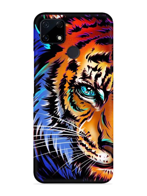 Colorful Lion Art Snap Case for Realme C25S