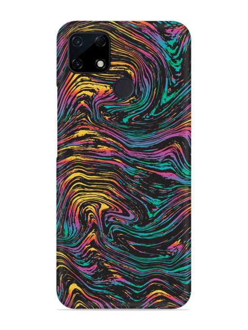 Abstract Liquid Colors Snap Case for Realme C25S Zapvi