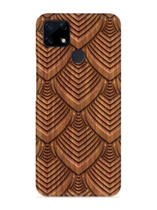 Carved Pattern On Snap Case for Realme C25S Zapvi