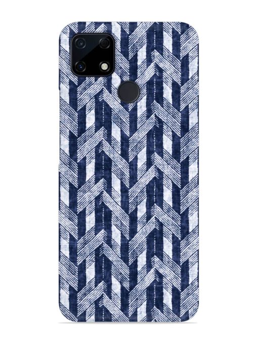 Abstract Herringbone Motif Snap Case for Realme C25S Zapvi