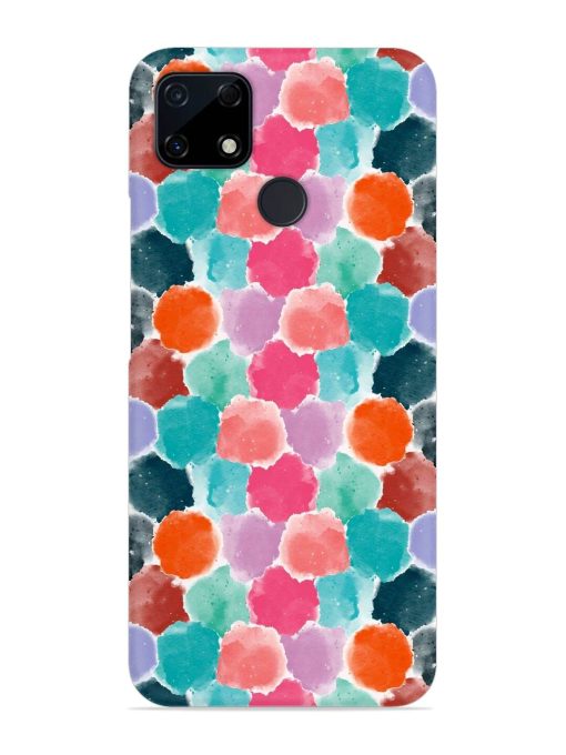 Colorful Seamless Pattern Snap Case for Realme C25S Zapvi