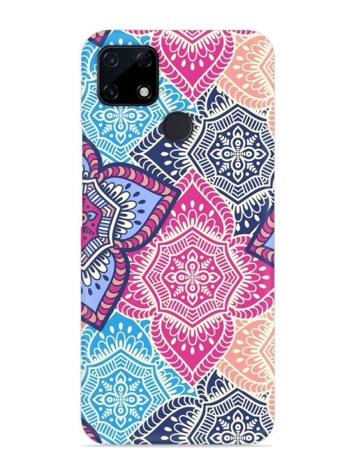 Ethnic Floral Seamless Snap Case for Realme C25S