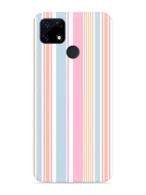 Stripe Seamless Pattern Snap Case for Realme C25S Zapvi