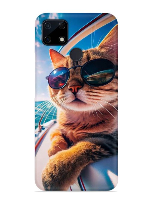 Cat In Style Snap Case for Realme C25S Zapvi