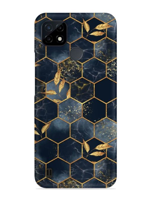 Marble Hexagon Seamless Snap Case for Realme C25Y