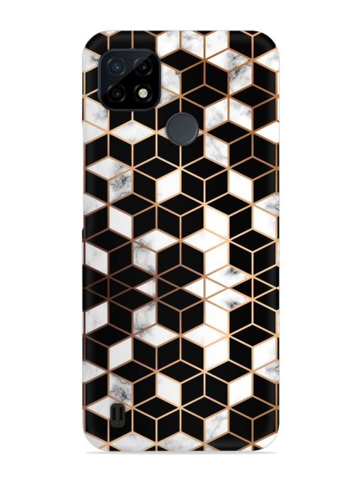 Vector Marble Texture Snap Case for Realme C25Y Zapvi